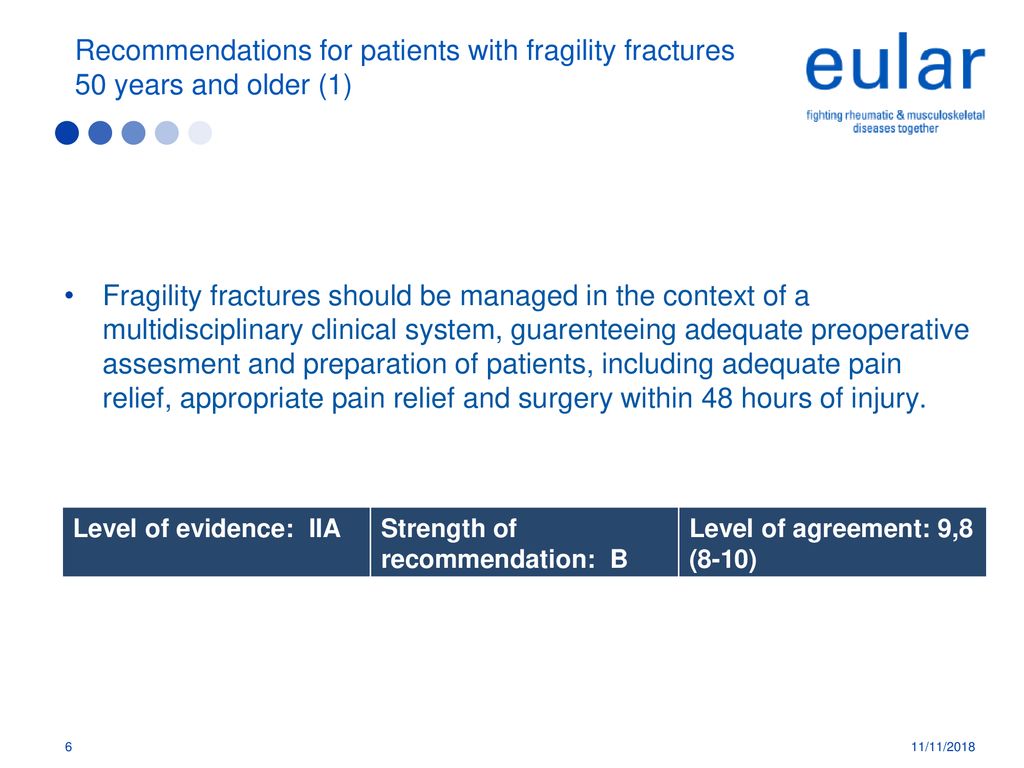 EULAR EFORT Recommendations For Management Of Patients Older Than 50